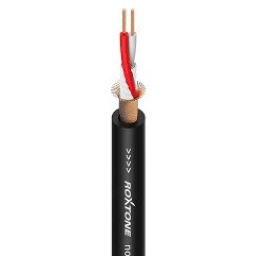 Roxtone MC022/100 Black микрофонный кабель, 100 метров на картонной катушке, черный Roxtone MC022/100 Black микрофонный кабель, 100 метров на картонной катушке, черный