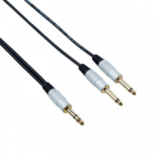 Bespeco RCY200 кабель межблочный стерео Jack - 2Jack, 2 метра Bespeco RCY200 кабель межблочный стерео Jack - 2Jack, 2 метра