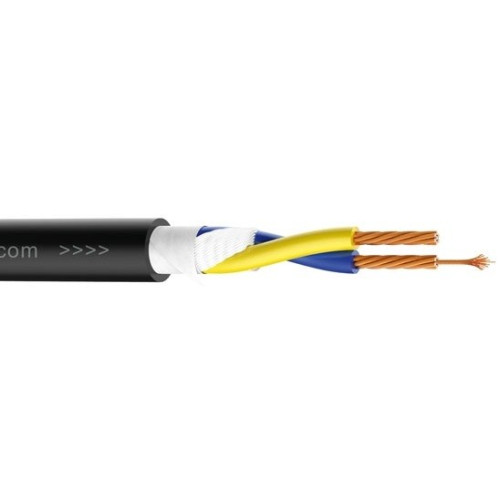 Roxtone HFSC240 кабель для громкоговорителей на катушке, гибкий, 2 x 4 мм², D: 12 мм, цвет черный Roxtone HFSC240 кабель для громкоговорителей на катушке, гибкий, 2 x 4 мм², D: 12 мм, цвет черный