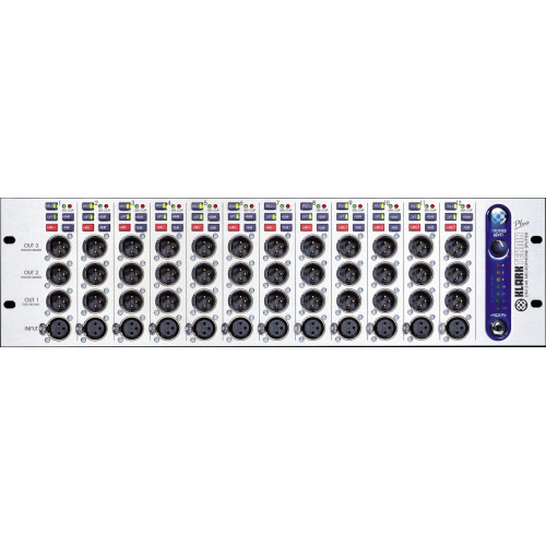 Klark Teknik DN1248PLS-DP активный микрофонный сплиттер, 12 каналов, 2 из 4 выходов с трансформатороной развязкой и второй резервный блок питания Klark Teknik DN1248PLS-DP активный микрофонный сплиттер, 12 каналов, 2 из 4 выходов с трансформатороной развязкой и второй резервный блок питания