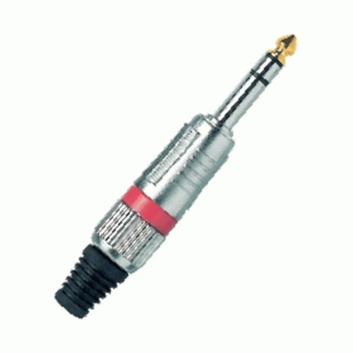 Proel S3CPro RD разъем стерео "джек 1/4", красное кольцо маркер Proel S3CPro RD разъем стерео "джек 1/4", красное кольцо маркер