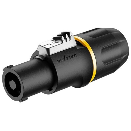 Roxtone RS4FP-Yellow разъем кабельный Speakon, цвет черно-желтый Roxtone RS4FP-Yellow разъем кабельный Speakon, цвет черно-желтый