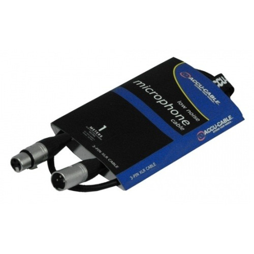 American DJ AC-Pro-XMXF/1 кабель микрофонный, 1 метр, цвет черный American DJ AC-Pro-XMXF/1 кабель микрофонный, 1 метр, цвет черный