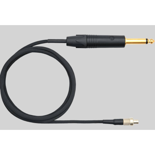 Shure WA308 инструментальный кабель для подключения электрогитар (6.3 мм Jack) к бодипаку ADX1M, разъем Lemo3 Shure WA308 инструментальный кабель для подключения электрогитар (6.3 мм Jack) к бодипаку ADX1M, разъем Lemo3