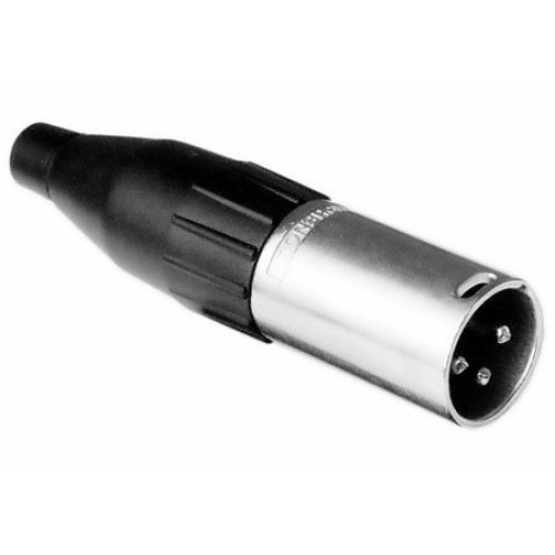 Amphenol AC3M разъем XLR "папа", 3 контакта, цвет никель Amphenol AC3M разъем XLR "папа", 3 контакта, цвет никель