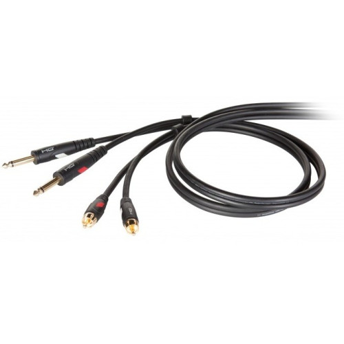 Die Hard DHG535LU18 аудио кабель, 2 х TS 6.3 мм <-> 2 х RCA, длина 1.8 метров Die Hard DHG535LU18 аудио кабель, 2 х TS 6.3 мм <-> 2 х RCA, длина 1.8 метров