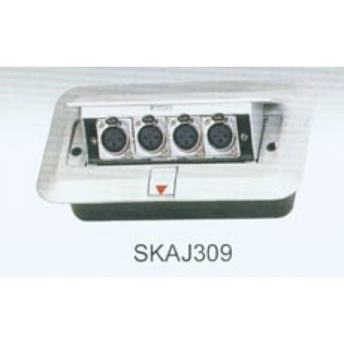 Soundking AJ309 скрытая монтажная коробка с лючком 4хXLR(F) Soundking AJ309 скрытая монтажная коробка с лючком 4хXLR(F)