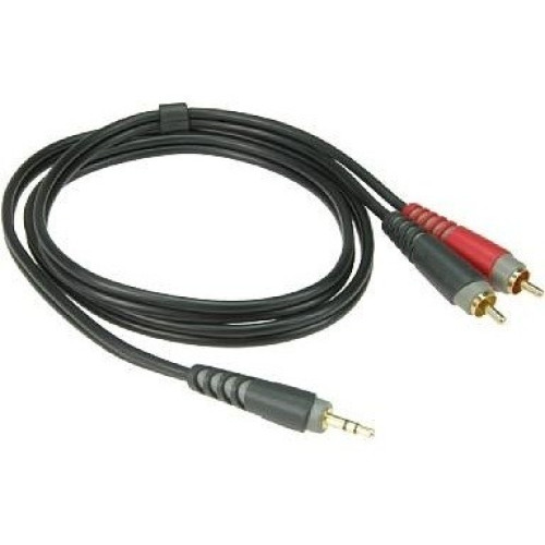 Klotz AY7-0200 инсертный кабель с пластиковыми разъёмами 2RCA x stereo mini jack Klotz AY7-0200 инсертный кабель с пластиковыми разъёмами 2RCA x stereo mini jack