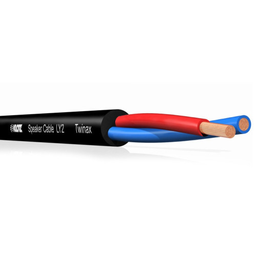 KLOTZ LY240S спикерный кабель, структура 2 х 4 мм2, цвет черный, цена за метр