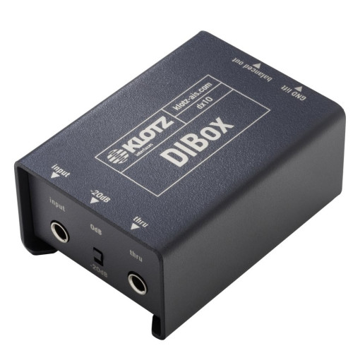 Klotz DX10 пассивный директ бокс (DI-box)