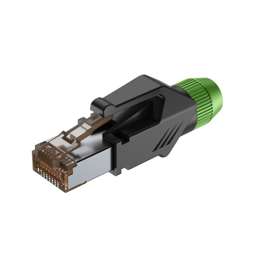 Roxtone RJ45C5E-PH-GN Ethernet разъем RJ45(часть A) CAT5e, 150 МГц, цвет зеленый Roxtone RJ45C5E-PH-GN Ethernet разъем RJ45(часть A) CAT5e, 150 МГц, цвет зеленый