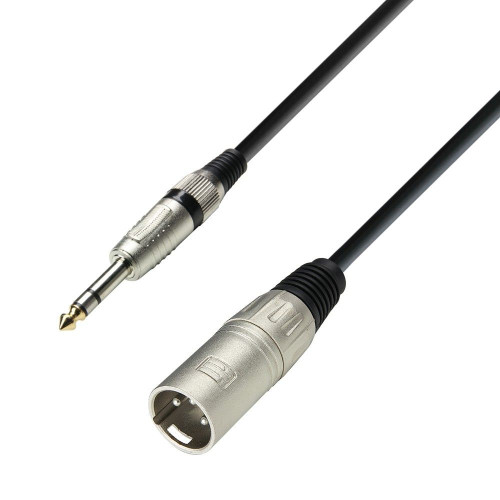 Adam Hall K3 BMV 0300 микрофонный кабель XLR "папа" - 6.3 Jack stereo, длина 3 метра