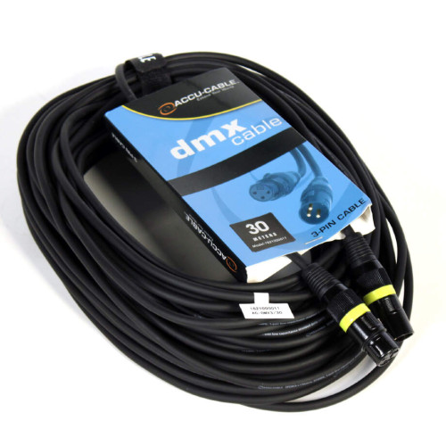 American DJ AC-DMX3/30 DMX-кабель XLR-XLR, длина 30 м American DJ AC-DMX3/30 DMX-кабель XLR-XLR, длина 30 м