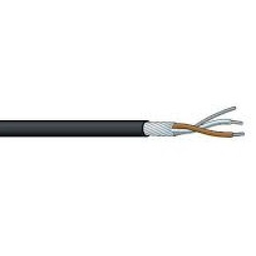 Canare MS202 BLK симметричный микрофонный кабель 2.8 мм, чёрный Canare MS202 BLK симметричный микрофонный кабель 2.8 мм, чёрный