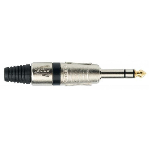 Proel S3CPro BK разъём джек, черное кольцо маркер Proel S3CPro BK разъём джек, черное кольцо маркер