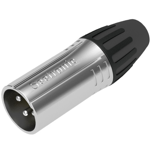 Roxtone SCMM3 разъем cannon кабельный "папа" 3-х контактный, цвет серебро Roxtone SCMM3 разъем cannon кабельный "папа" 3-х контактный, цвет серебро