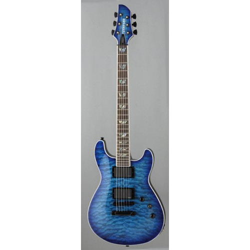 Fernandes DFD(08)STB электрогитара Dragonfly Deluxe с кейсом FMC-M, See-thru Blue Fernandes DFD(08)STB электрогитара Dragonfly Deluxe с кейсом FMC-M, See-thru Blue