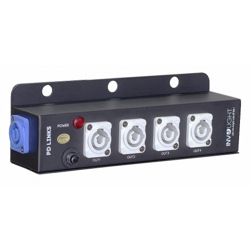 Involight PDLink5 коробка с разъемами PowerCon (1 x Вход / 5 х Выходов) Involight PDLink5 коробка с разъемами PowerCon (1 x Вход / 5 х Выходов)