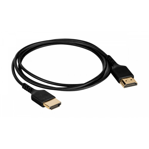 Wize WAVC-HDMIUS-0.5M кабель HDMI 0.5 м, v.2.0, 19M/19M, 4K/60 Hz 4:4:4, 36 AWG, HDCP 2.2,ультратонкий, позол.разъемы, черный, пакет Wize WAVC-HDMIUS-0.5M кабель HDMI 0.5 м, v.2.0, 19M/19M, 4K/60 Hz 4:4:4, 36 AWG, HDCP 2.2,ультратонкий, позол.разъемы, черный, пакет