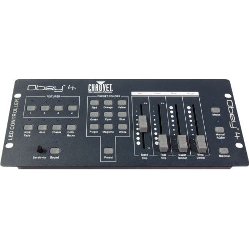 Chauvet Obey 4 компактный контроллер для RGBW(A)-приборов Chauvet Obey 4 компактный контроллер для RGBW(A)-приборов