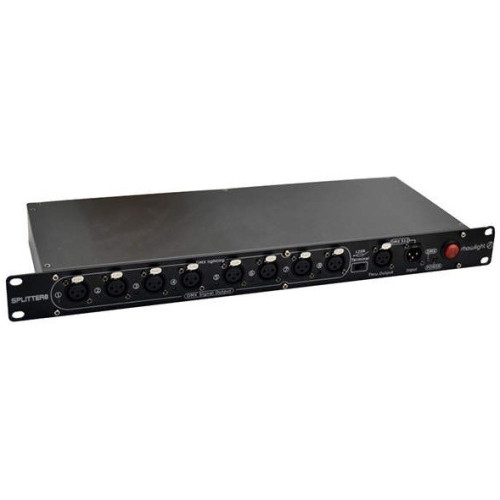 Showlight DD-8U рековый сплиттер/разветвитель DMX сигнала на 8 каналов, встроенный терминатор Showlight DD-8U рековый сплиттер/разветвитель DMX сигнала на 8 каналов, встроенный терминатор