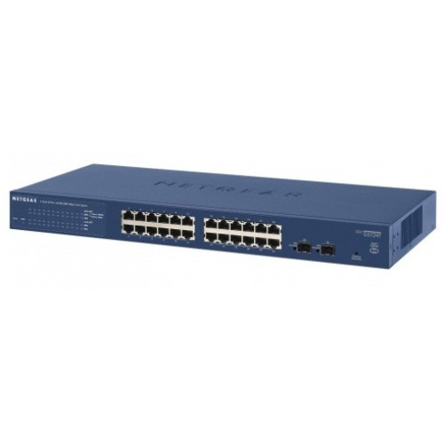 Biamp Netgear (Tesira) Prosafe GS724T-400EUS (МСК) сетевой коммутатор Biamp Netgear (Tesira) Prosafe GS724T-400EUS (МСК) сетевой коммутатор
