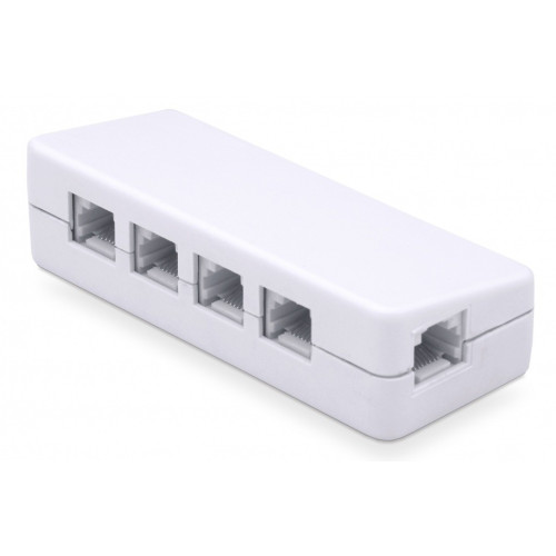 Biamp RJ45Split сплиттер RJ45, 1 вход 4 выхода, для подключения нескольких консолей MICPAT-4 или панелей Zone4R Biamp RJ45Split сплиттер RJ45, 1 вход 4 выхода, для подключения нескольких консолей MICPAT-4 или панелей Zone4R
