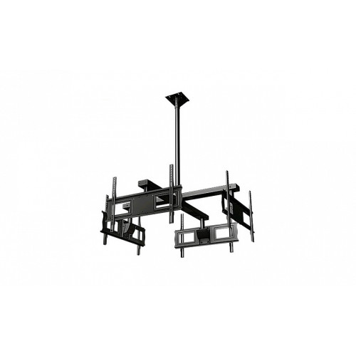Wize Pro DSM63 потолочное крепление Wize для 4-x дисплеев 37”– 63”+, Max VESA 723х501, наклон +20/-0°, поворот 360°, до 68 кг на один дисплей, черн., штанга поставляется опционально (6 мест) Wize Pro DSM63 потолочное крепление Wize для 4-x дисплеев 37”– 63”+, Max VESA 723х501, наклон +20/-0°, поворот 360°, до 68 кг на один дисплей, черн., штанга поставляется опционально (6 мест)