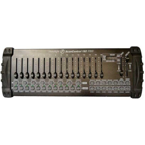 Showlight Scan Control 192Pro пульт управления DMX512- 192 канала, 12 приборов по 16 каналов Showlight Scan Control 192Pro пульт управления DMX512- 192 канала, 12 приборов по 16 каналов
