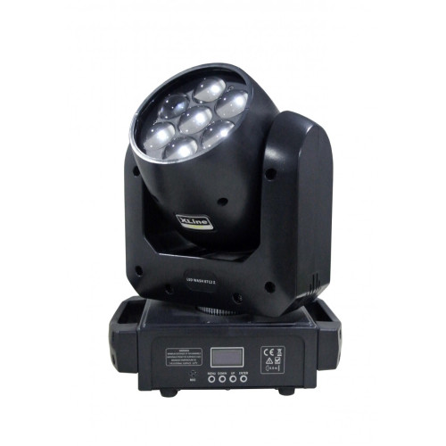 XLine Light LED Wash 0712 Z световой прибор полного вращения, 7 RGBW светодиодов мощностью 12 Вт XLine Light LED Wash 0712 Z световой прибор полного вращения, 7 RGBW светодиодов мощностью 12 Вт