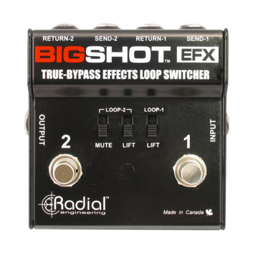 Radial BigShot EFX селектор цепи/распределитель гитарного сигнала Radial BigShot EFX селектор цепи/распределитель гитарного сигнала