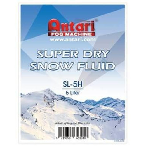 Antari SL-5H Super Dry жидкость для генераторов снега, 5 литров Antari SL-5H Super Dry жидкость для генераторов снега, 5 литров