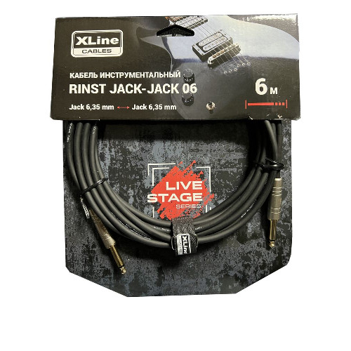Xline Cables RINST Jack-JACK 06 кабель инструментальный 2xJack 6,35mm mono длина 6м Xline Cables RINST Jack-JACK 06 кабель инструментальный 2xJack 6,35mm mono длина 6м