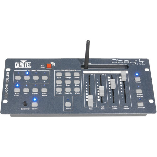 Chauvet Obey 4 DFI 2.4Ghz контроллер для беспроводного управления Chauvet Obey 4 DFI 2.4Ghz контроллер для беспроводного управления