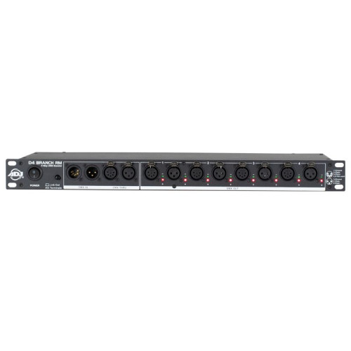 American DJ D4 Branch RM сплиттер/усилитель DMX 4 канальный 3/5 пин XLR