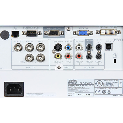 Sanyo PLC-XM150L проектор, 6000 ANSI lm, 1024х768