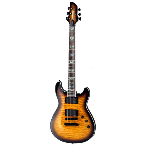 Fernandes DFD(08)TS электрогитара Dragonfly Deluxe с кейсом FMC-M, Tobacco Sunburst Fernandes DFD(08)TS электрогитара Dragonfly Deluxe с кейсом FMC-M, Tobacco Sunburst
