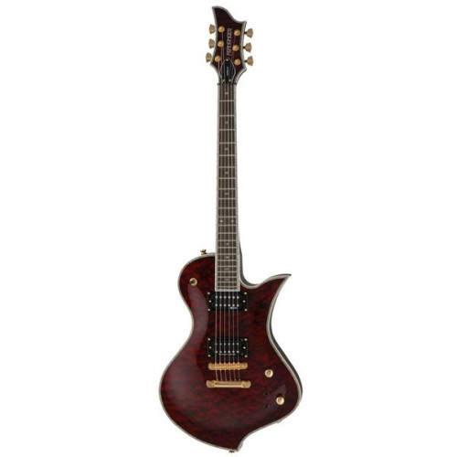 Fernandes RVLE(08)(ST)BC электрогитара Ravelle Elite с кейсом FMC-M, See-thru Black Cherry Fernandes RVLE(08)(ST)BC электрогитара Ravelle Elite с кейсом FMC-M, See-thru Black Cherry