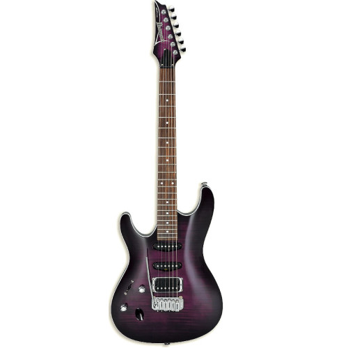 Ibanez SA260FML TLB Электрогитара левосторонняя, цвет Transparent Lavender Burst, фурнитура хромированная, корпус махагон с кленовым верхом (волнистый клен), гриф на болтах, клен, накладка палисандр, 22 лада, мензура 25.5, звукосниматели H-S-S True Duo Ibanez SA260FML TLB Электрогитара левосторонняя, цвет Transparent Lavender Burst, фурнитура хромированная, корпус махагон с кленовым верхом (волнистый клен), гриф на болтах, клен, накладка палисандр, 22 лада, мензура 25.5, звукосниматели H-S-S True Duo