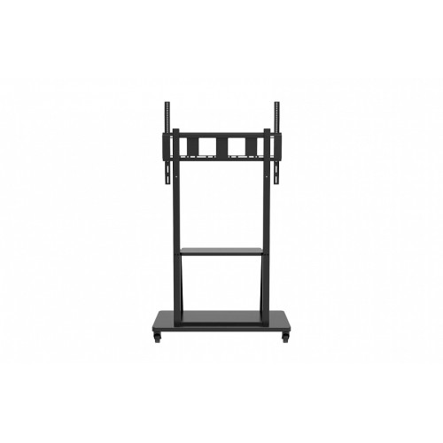 Wize Pro M86 мобильная стойка для широкоформатных и интерактивных панелей 42”– 90”, Max VESA 800x600 мм, высота 183 см, вертикальная регулировка, полка для медиаплеера, до 150 кг, черн Wize Pro M86 мобильная стойка для широкоформатных и интерактивных панелей 42”– 90”, Max VESA 800x600 мм, высота 183 см, вертикальная регулировка, полка для медиаплеера, до 150 кг, черн