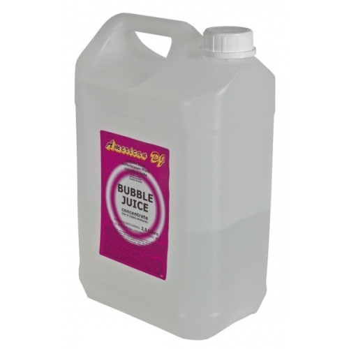 American DJ Bubble juice 5L жидкость для генератора мыльных пузырей, 5 литров American DJ Bubble juice 5L жидкость для генератора мыльных пузырей, 5 литров